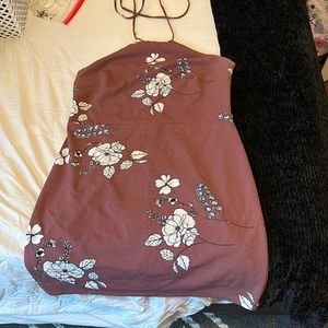 maybe floral halter dress